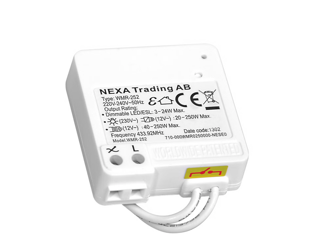 Nexa WMR-252 In-Wall Dimmer Receiver