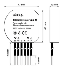 Control shutters and curtains with Ubisys J1